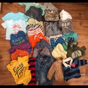 GAP!! HUGE LOT OF BOYS 18-24mo. Shirts,bottoms,etc